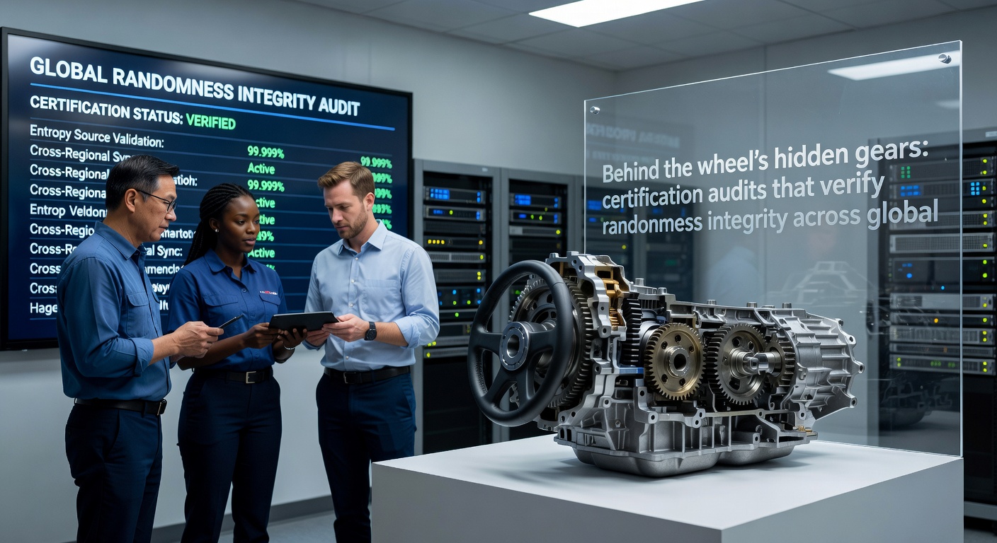 Audit team analyseert statistische data van roulette random generator