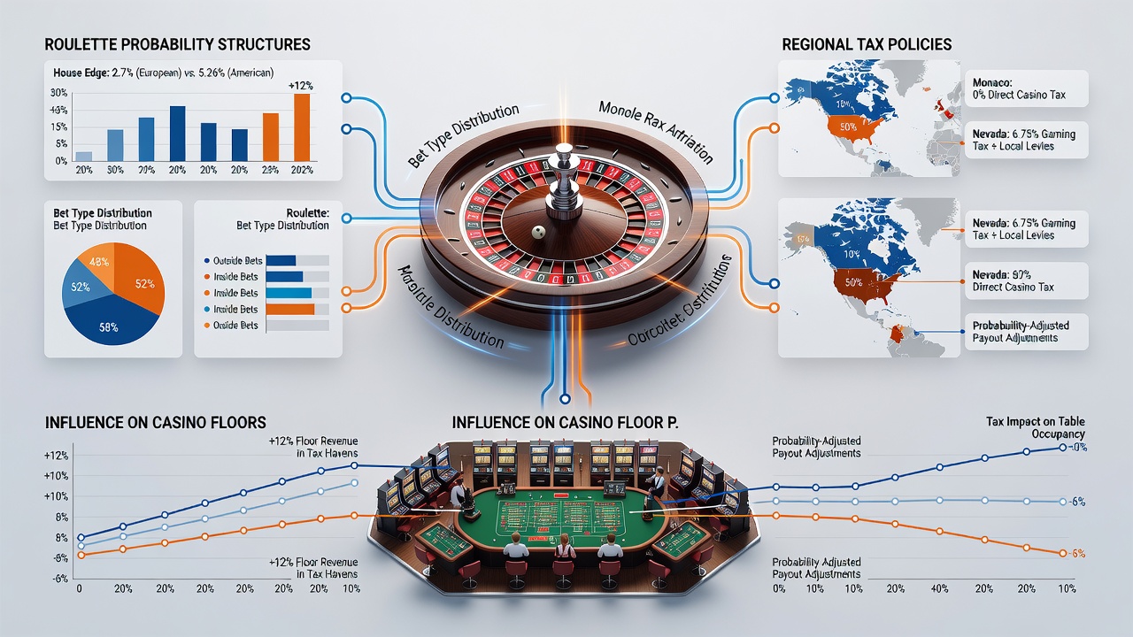 Analyse van regionale belastingtarieven en hun effect op casino roulette indelingen