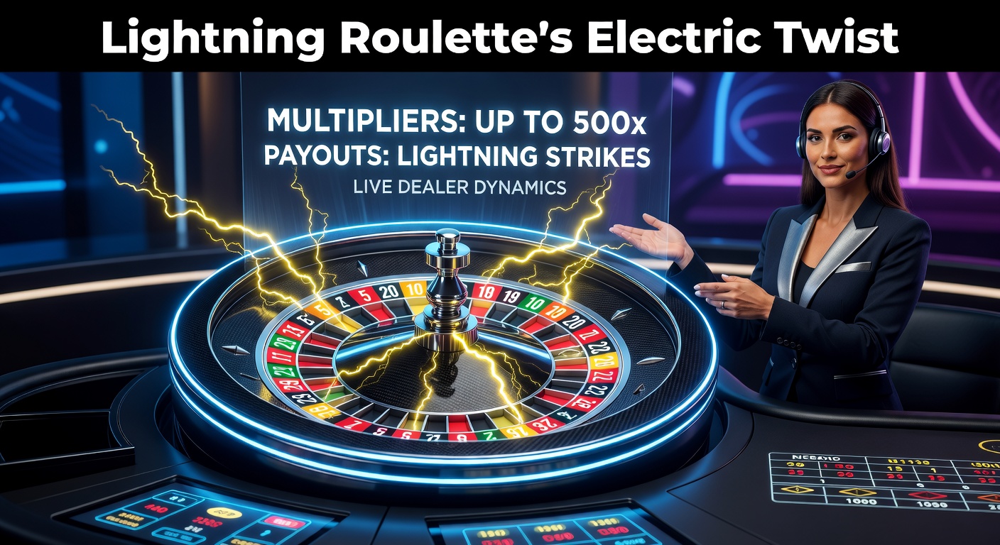 Live Lightning Roulette tafel met bliksemschichten en multipliers die nummers verlichten tijdens een spannende ronde