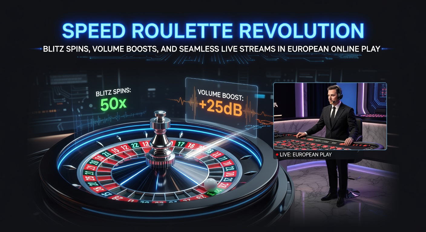 Speed roulette tafel met snelle spins en live dealer in actie tijdens een Europese online sessie