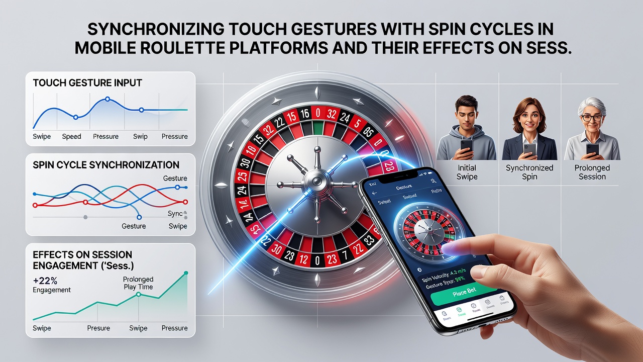 Analyse van touch input synchronisatie met roulette spin cycli