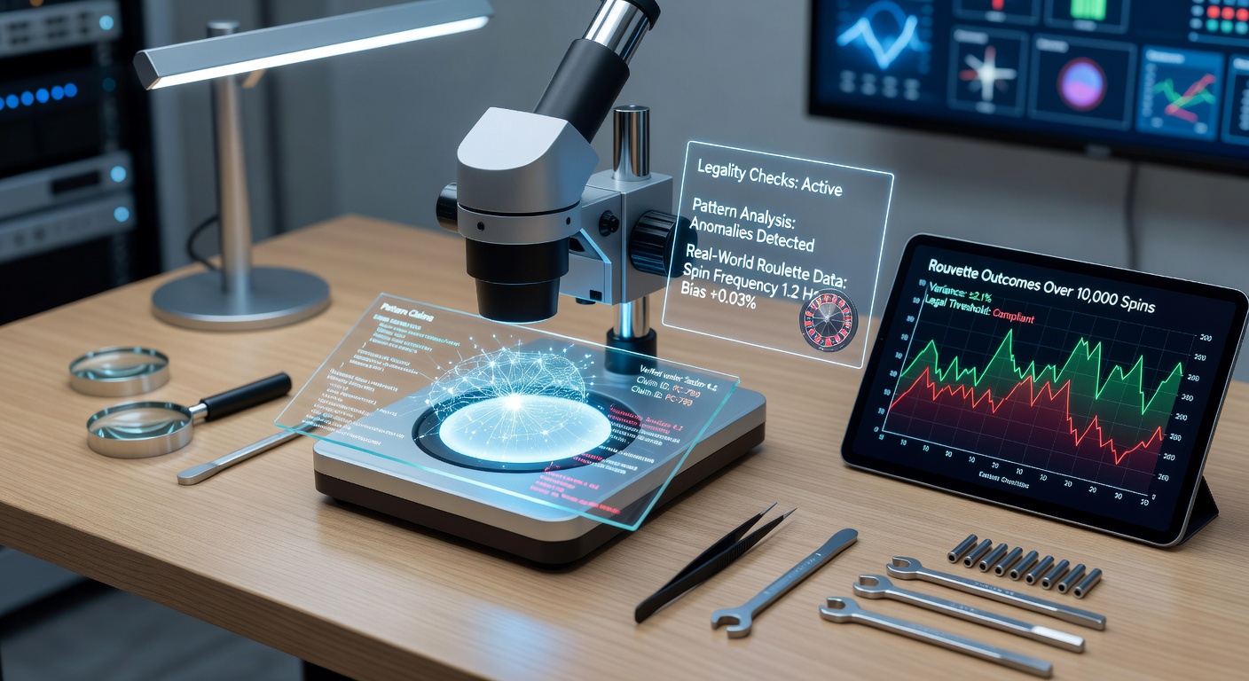 Schermafbeelding van een roulette tracker tool die nummers en patronen weergeeft op een digitaal dashboard tijdens een live sessie