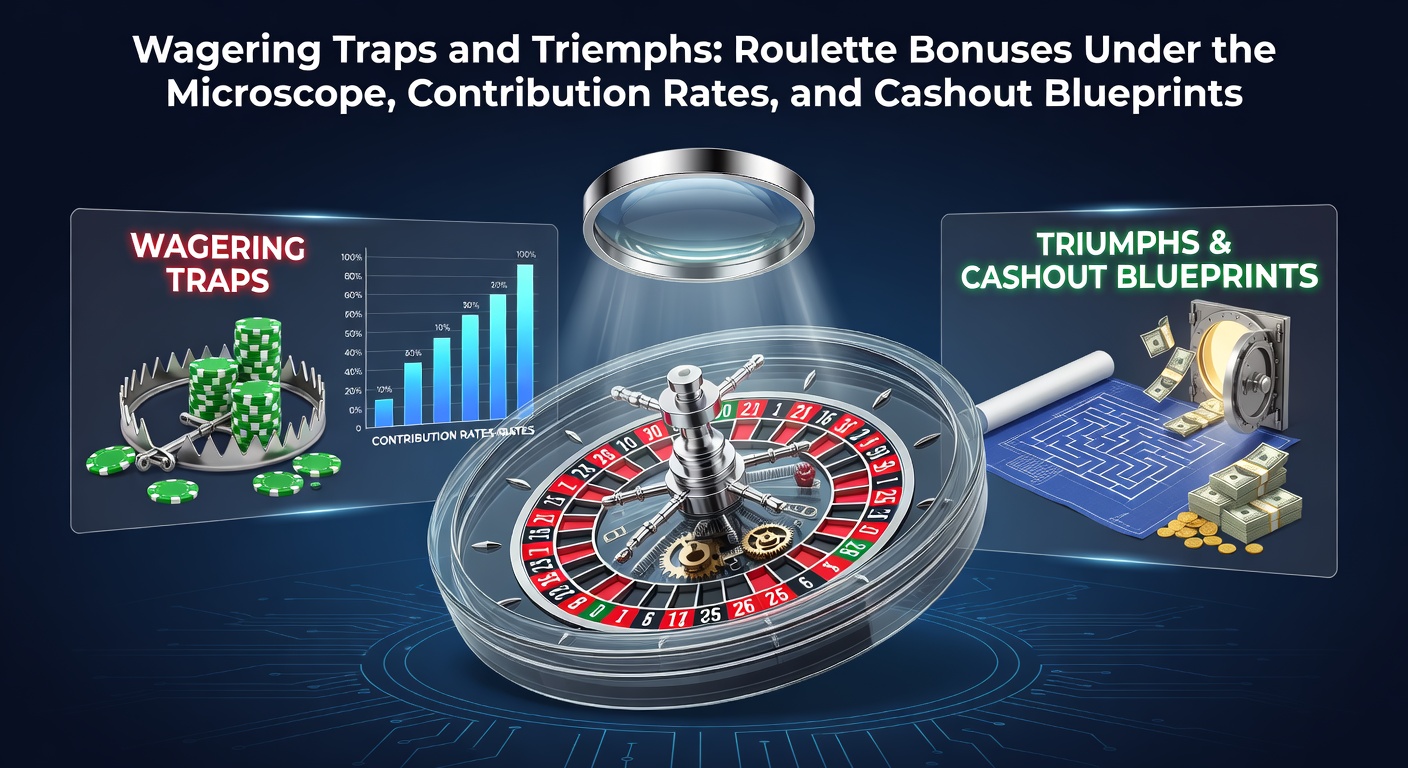 Grafiek met wagering requirements en roulette bijdragepercentages in online casino bonussen, illustrerend valkuilen en kansen